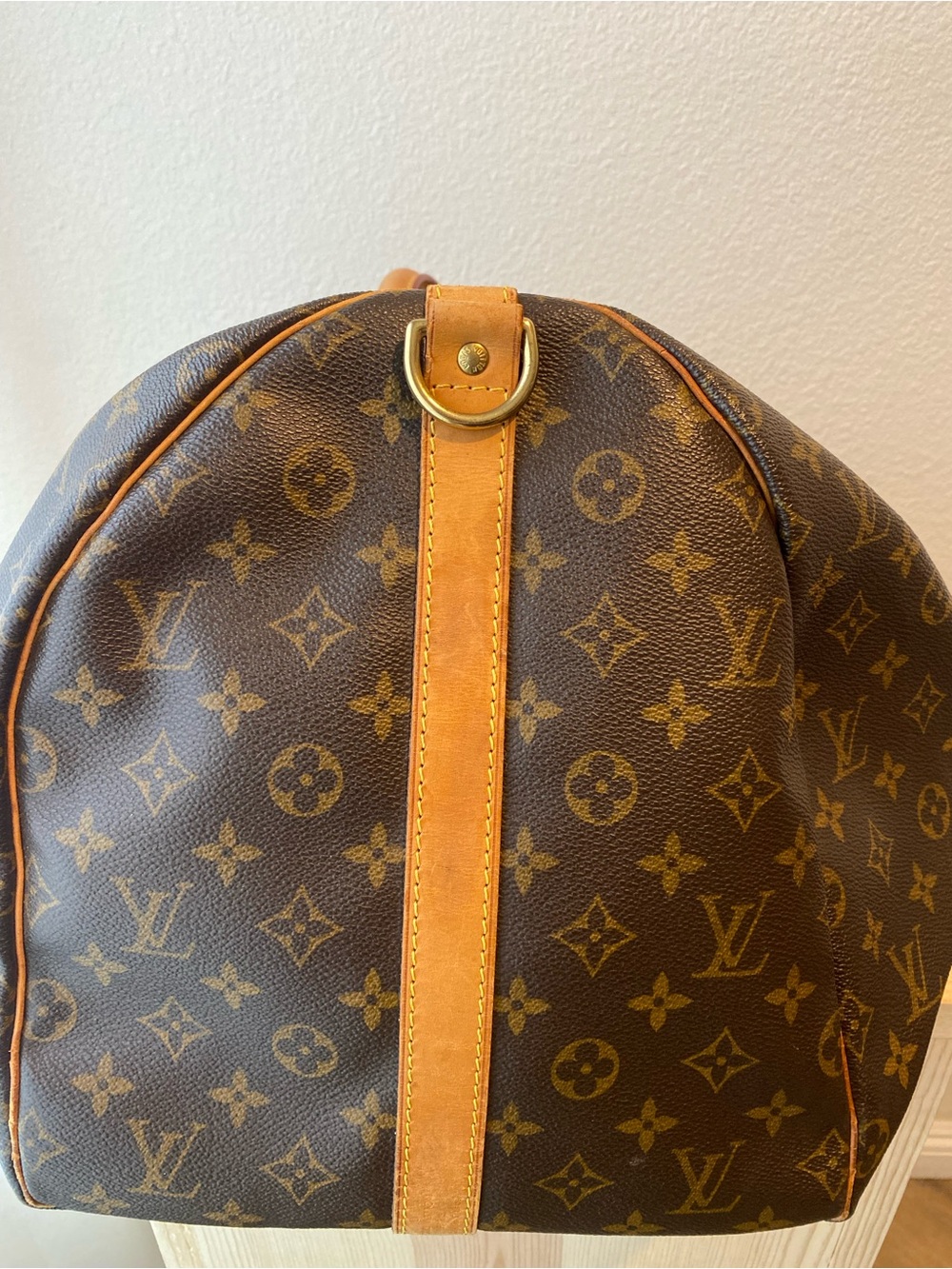 Louis Vuitton Monogram Canvas Keepall 55, Strap and key/padlock - Picture 2 of 8
